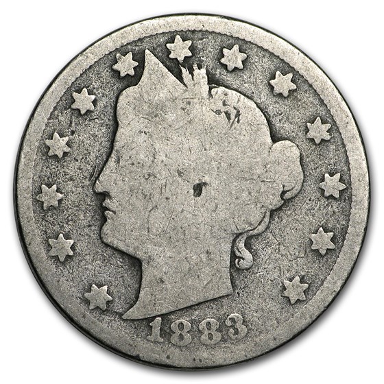 1883 Liberty Head V Nickel w/Cents Good 1883 Liberty Head V Nickel w/Cents Good